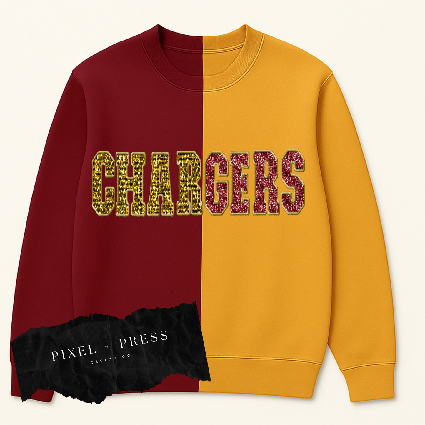 Game Day Split Crewneck