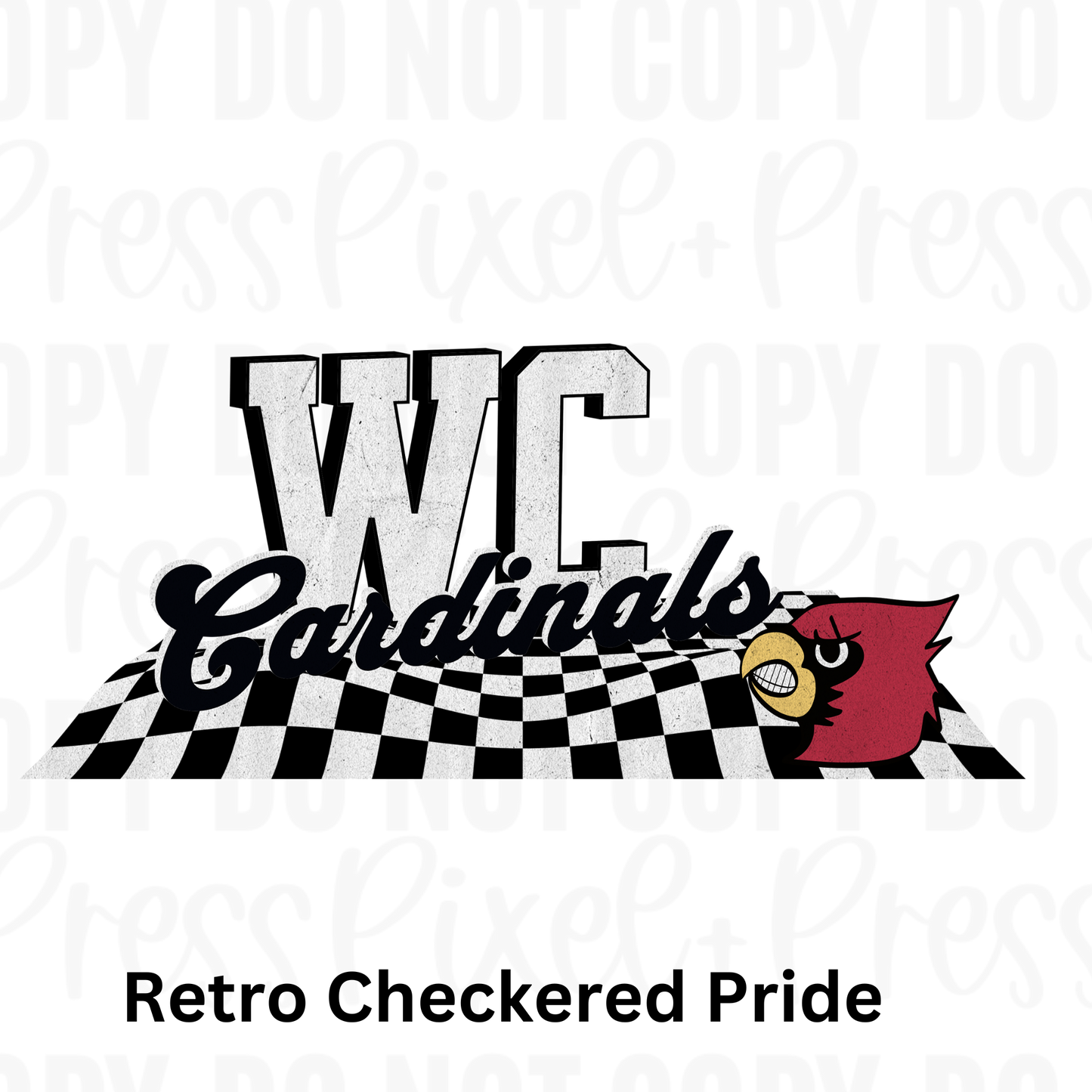 WC Cardinals Spirit Tees – Comfort Colors (Youth–Adult 4XL)