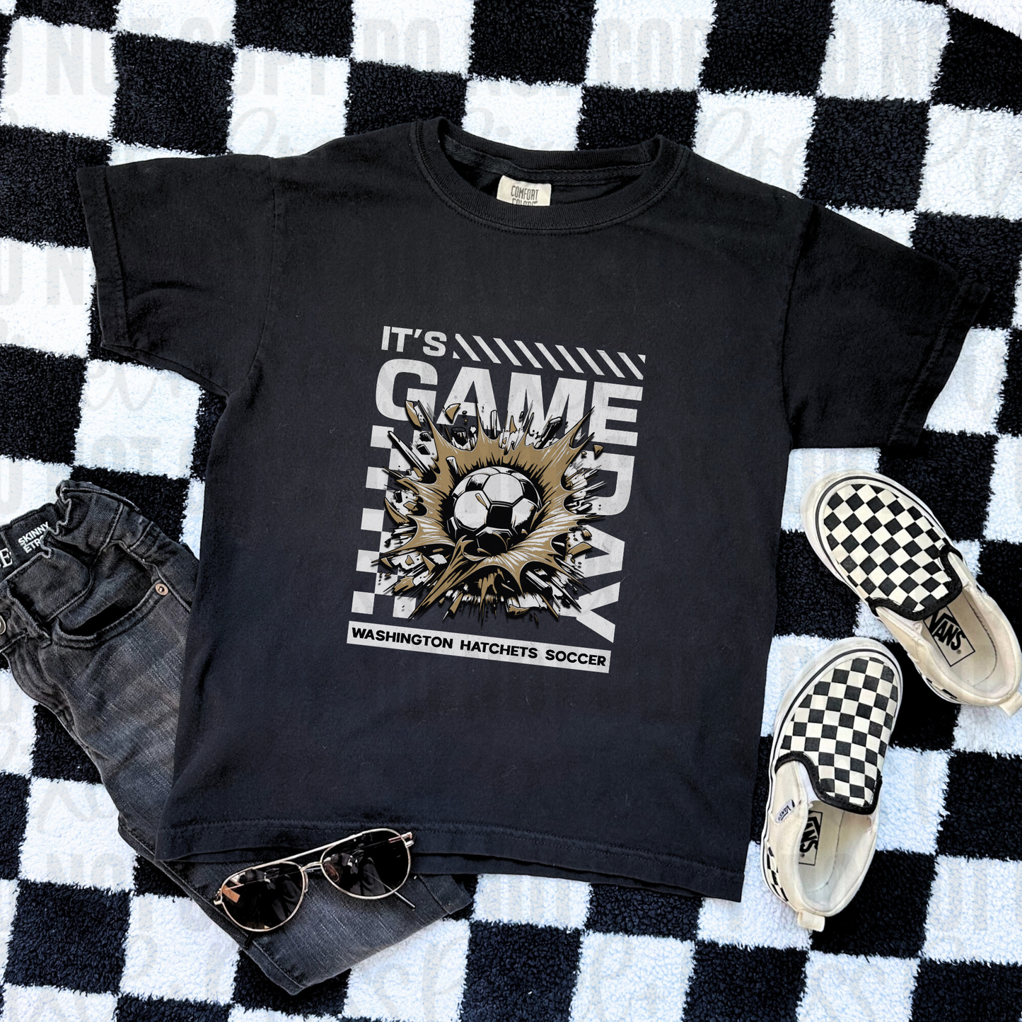 ⚽ Game Day Blast – Hatchets Soccer Tee (Infant–Adult)