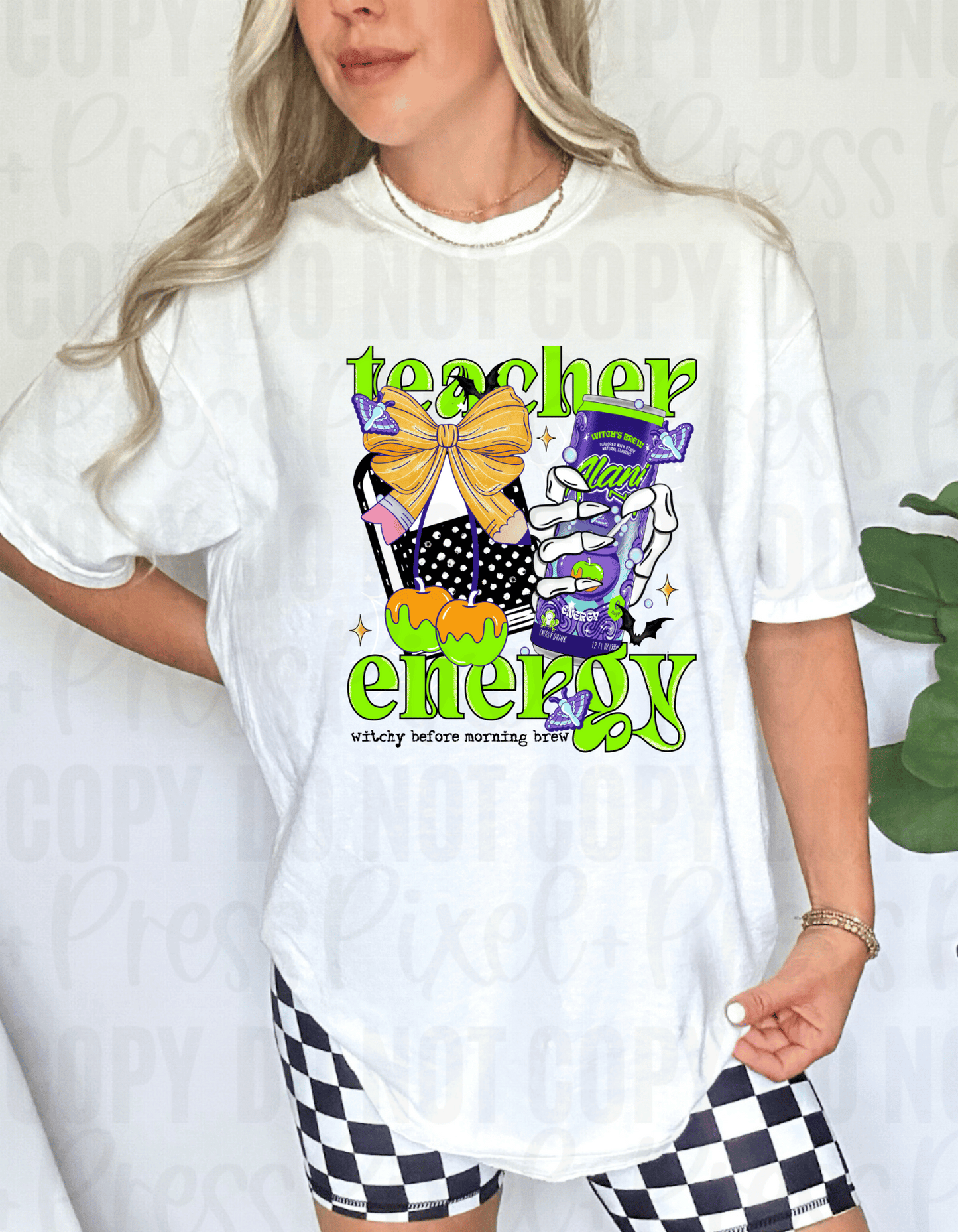 Teacher Energy Tee – Witchy Alani Halloween Edition
