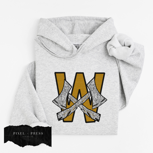 The Hatchet Mark – Hoodie, Crewneck, or Tee