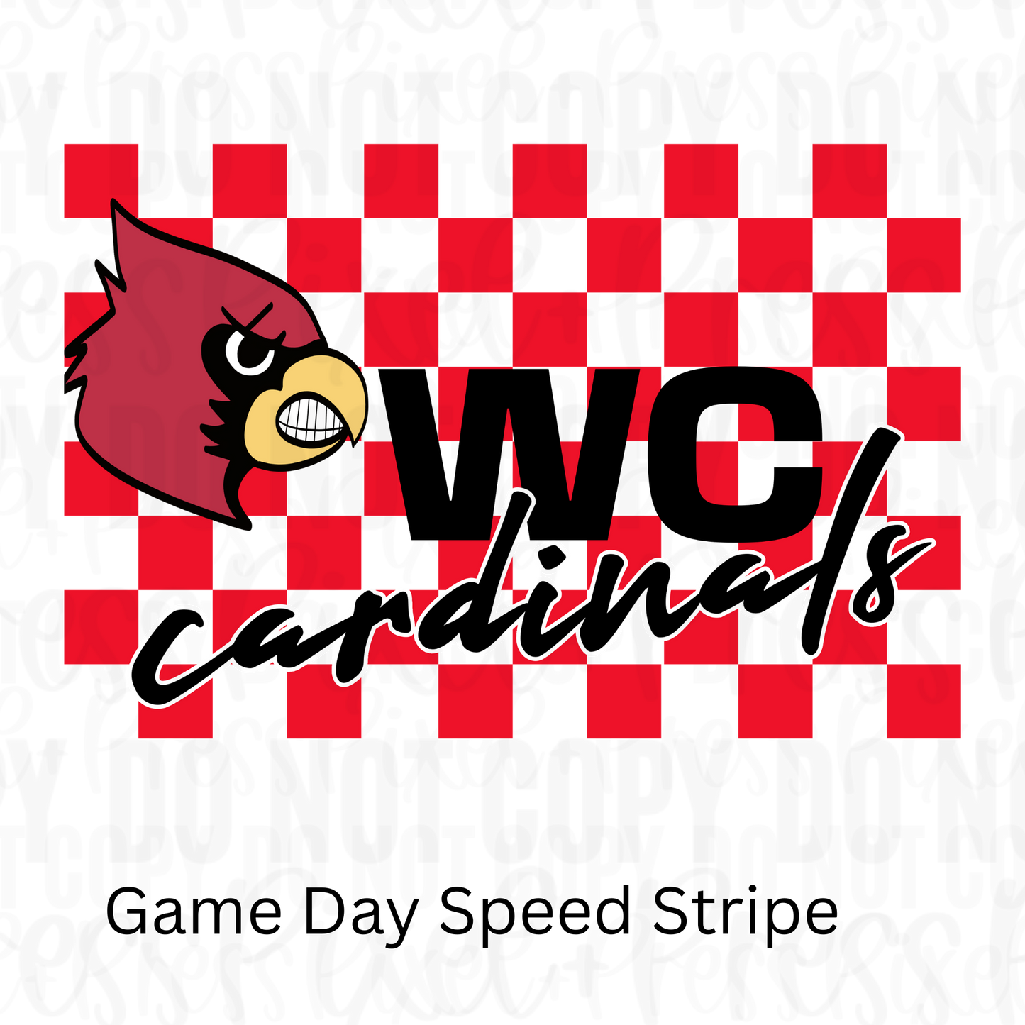 WC Cardinals Spirit Tees – Comfort Colors (Youth–Adult 4XL)