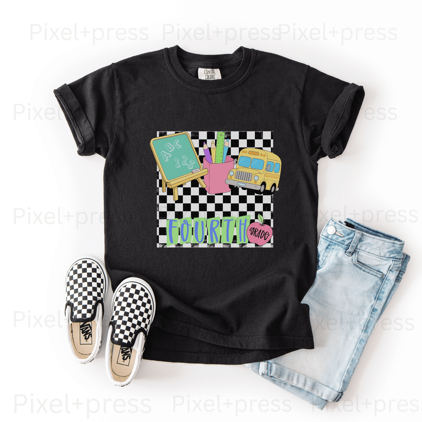 Retro Back-to-School Grade Tee – Youth Sizes