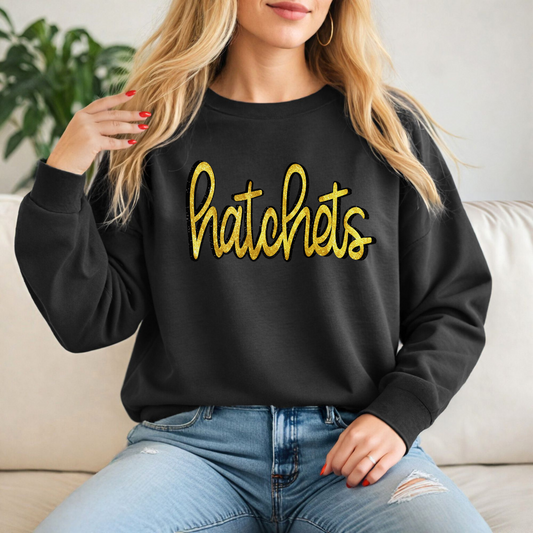 Hatchets Chenille Patch – Crewneck / Hoodie (Pre-Order- 50 available)