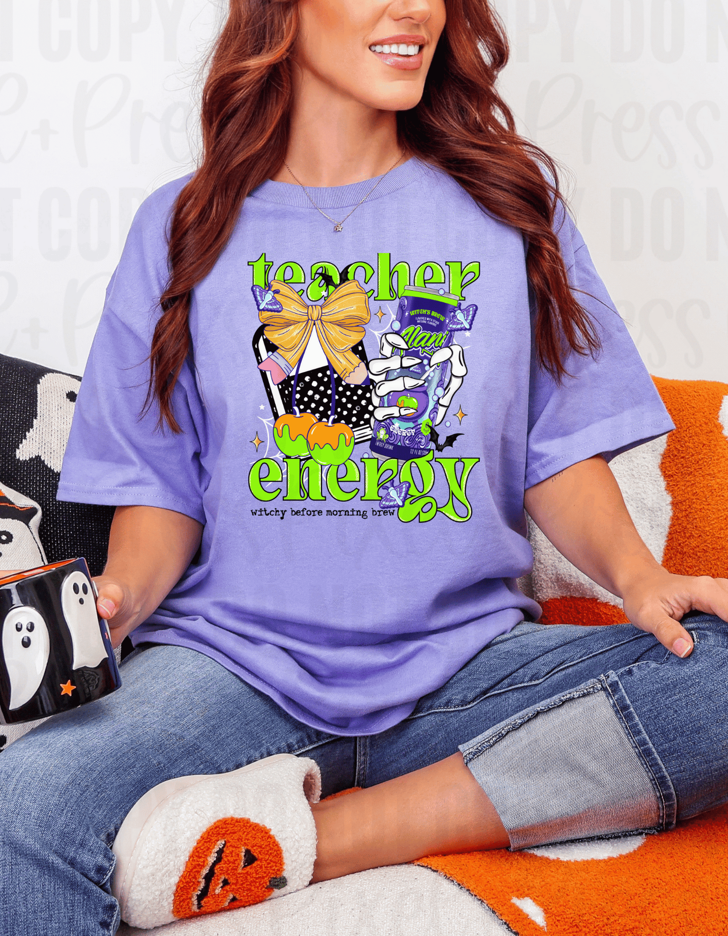 Teacher Energy Tee – Witchy Alani Halloween Edition