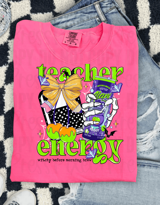 Teacher Energy Tee – Witchy Alani Halloween Edition