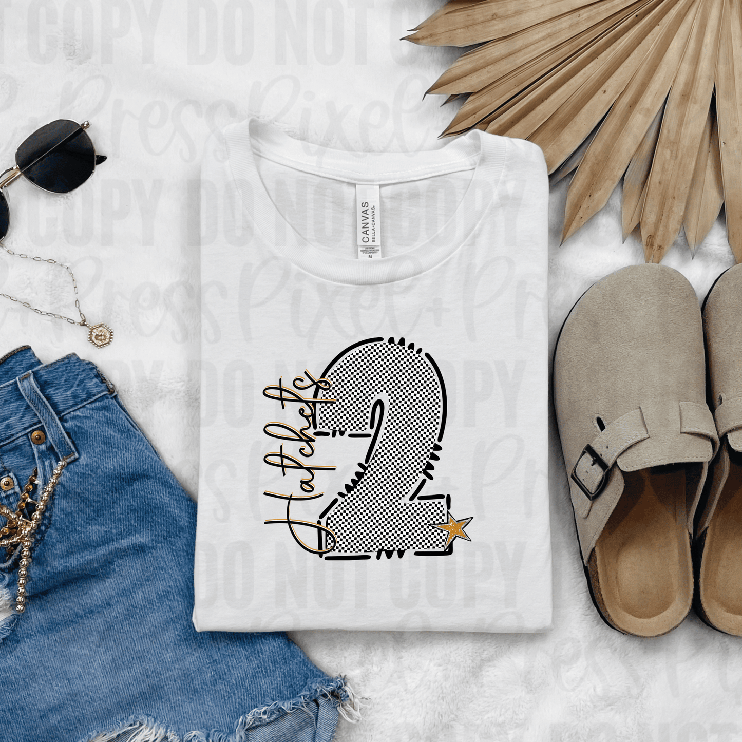 Custom Mascot + Jersey Number Tee – Youth & Adult Sizes