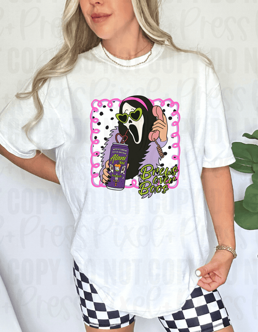 Brews Over Boos Tee – Alani Halloween Edition