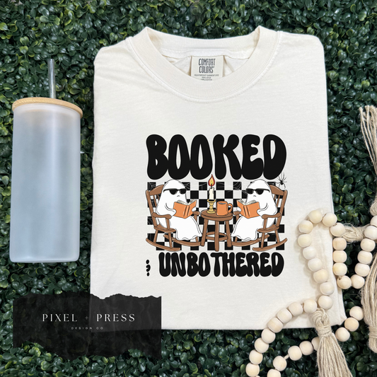 “Booked & Unbothered” tee